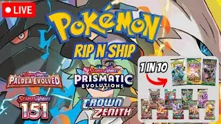 LIVE Pokemon RIP N SHIP! Mystery Pack Cosmic Eclipse!
