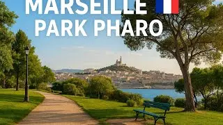 Marseille Park Pharo 🇫🇷 | Part 3 | Stunning 4K Walk with Music