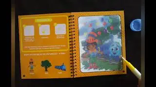 Magic book, invisible ink. Educative toys for children
