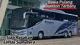 PENJEMPUTAN BUS TRONTON TERBARU RAPI _ GHATOTKACA & MAGNA KE KAROSERI..SASIS VOLVO BRO