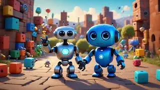 Five Little Robots Count to Ten | Counting Song for Kids | Fun Educational Nursery Rhymes