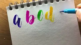 &ldquo;Bouncy Alphabets ✨ Fun & Playful Calligraphy Style!#viral