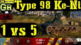 87_World of Tanks Type 98 Ke-Ni WoT Replay - 7 Kills 1.4K DMG(Patch 1.4.0)