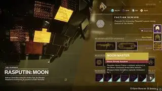 DESTINY 2 - MOON BUNKER FULLY UPGRADED | ALL REPUTATION BUFF - SERAPH WARSAT NETWORK PROGRESS
