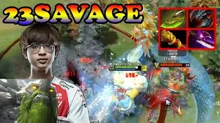 23SAVAGE META TI10 CARRY TINY HITTING LIKE A TRUCK VS YAWAR CRAZY MEDUSA SUPER TANK | DOTA2ORBS