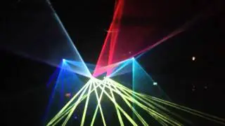 Musikpark A5 Darmstadt / Lasershow 6.01.2014