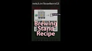 Brewing Stand Minecraft Crafting Recipe