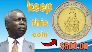 The 5 shilling coin 1997 was among the higher denomination circulation coins of its time inflation