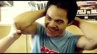 YOUNG MANNY PACQUIAO AB WORKOUT