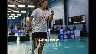 UAAP SEASON '85 WOMEN'S BADMINTON: Concepcion (UP) vs Dema-ano (NU)