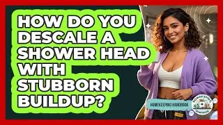 How Do You Descale A Shower Head With Stubborn Buildup? - Homekeeping Handbook