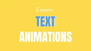 ASMR Programming - Create TEXT Animation + Background image - No Talking