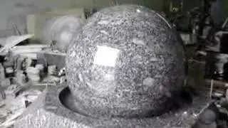 Floating Granite Sphere Water Fountain, Ashland