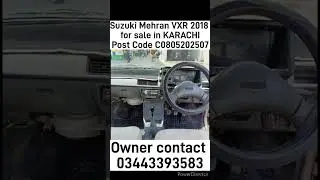 Suzuki Mehran VXR 2018 for sale in KARACHIPost Code C0805202507 #carsoutlet #suzukigsxs