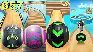 Going Balls - SpeedRun Challenge VS Rollance Balls, Rolling Balls Master Walkthrough 657