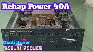 Review power dan ganti driver legend 140watt 2 channel btl langsung cek sound