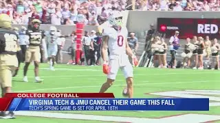 Virginia Tech, JMU cancel 2026 football game..date for Hokies 2026 spring game set