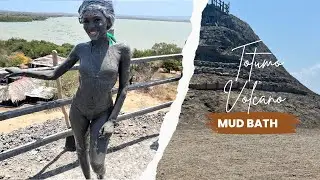 Totumo Mud Volcano 🌋 Bath: Cartagena Colombia #cartagena #cartagena #volcano#mudbath
