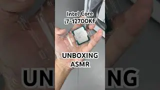 Intel Core i7-12700KF Unboxing ASMR #shorts #unboxing #asmr #intel #cpu #alderlake #lga1700 #pc #i7