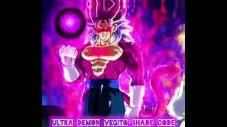 Ultra demon vegito code/description
