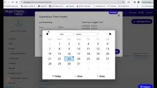 Logging Intern Time in Major Clarity
