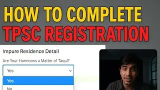 HOW TO COMPLETE TPSC OTPR  REGISTRATION