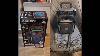 BONTEMPI Wireless Speaker (with microphone)🎤🎙🎛
