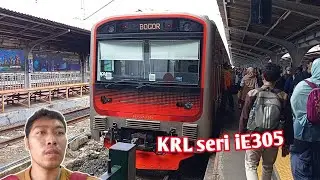 nyobain KRL baru rakitan INKA seri iE305 (CLI-225) | trip Manggarai-Jakarta kota