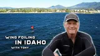 WING FOILING in IDAHO with Tony