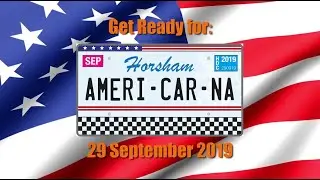 HORSHAM AmeriCARna 2019 - Car Parade!