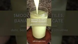 Batido Alto en Calor&iacute;as 🔥 #batidos #smoothies #recetas
