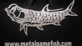 Metal Game Fish Art Sculptures