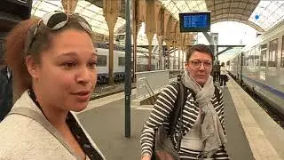 Nouveaux portiques à la gare SNCF de NICE