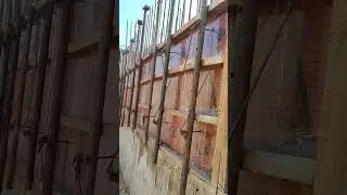 RCC Wall Shuttering 💯 #rcc #shuttering #shorts
