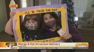 Marge and Hal Ornament Delivery - The Sharp Family!