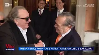 Rissa per le foto: pace fatta tra Depardieu e Barillari - Vita in diretta 19/01/2026