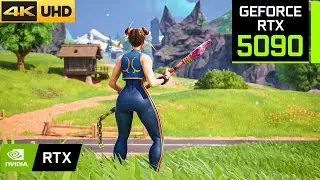 Fortnite ( RTX 5090) 4K MAX SETTINGS Gameplay