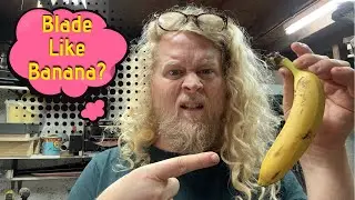 No more Bent Banana Blades! Make your own Tungsten Carbide Hammer. ASMR