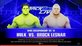 WWE 2K19 On PS5: Hulk vs. Brock Lesnar For WWE Championship!