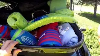 Long Road Trip with kids - Vehicle Prep items Cargo Carrier and Bike Rack