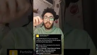 Pre download fortnite update PS5