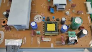 Samsung Plasma TV powers on but no picture REPAIR (different problem than other videos I saw)