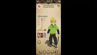 Seven Deadly Sin Grand Cross Super Awaken Global/Asia LV Meliodas and Goddess Liz 4 Red Stars.