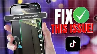 How to Fix &ldquo;You Are Following Too Fast&rdquo; Error on iPhone | TikTok Follow Limit Error Fix