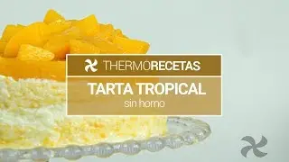 Tarta tropical sin horno