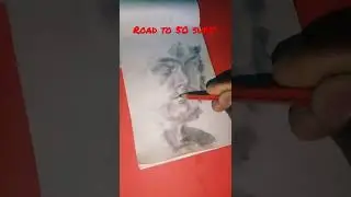 ✏️&hearts;️how to DRAW a realistic face using values only! #art #fyp #howtodraw #illustration