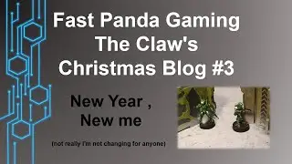 Fast Panda Gaming Infinity the Game hobby blog #3 - New year new me (maybe)