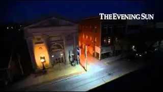 A time-lapse of Carlisle Street and #HanoverPA tonight from above. #timelapse