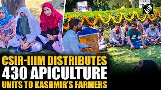 CSIR-IIIM distributes 430 apiculture units to J&K&rsquo;s farmers under CSIR&rsquo;s Floriculture Mission