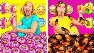 1000 Mystery Buttons Challenge Only 1 Lets You Escape | Fantastic Food Hacks by Fun Fun Challenge